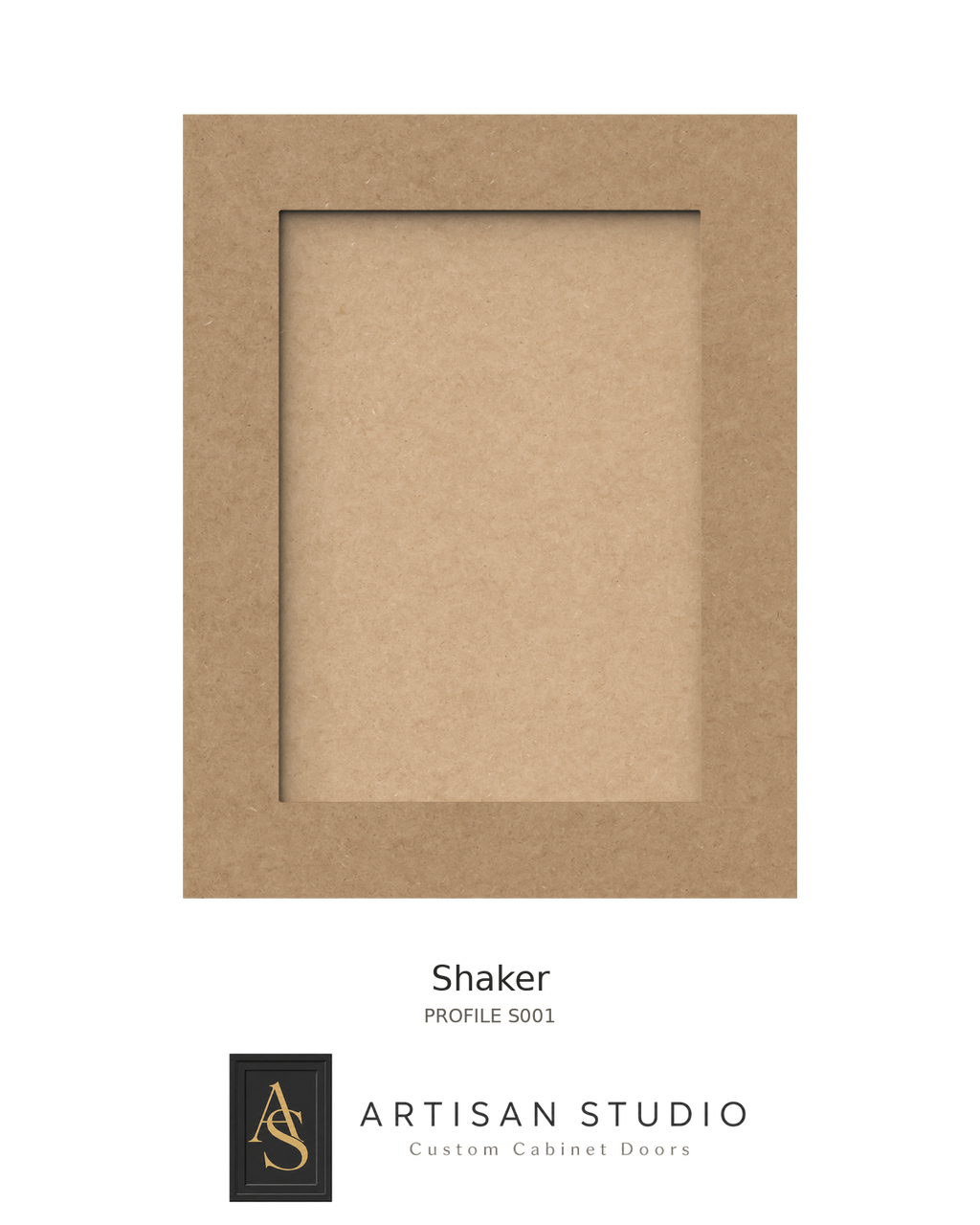 Shaker MDF Cabinet Door — per sq ft