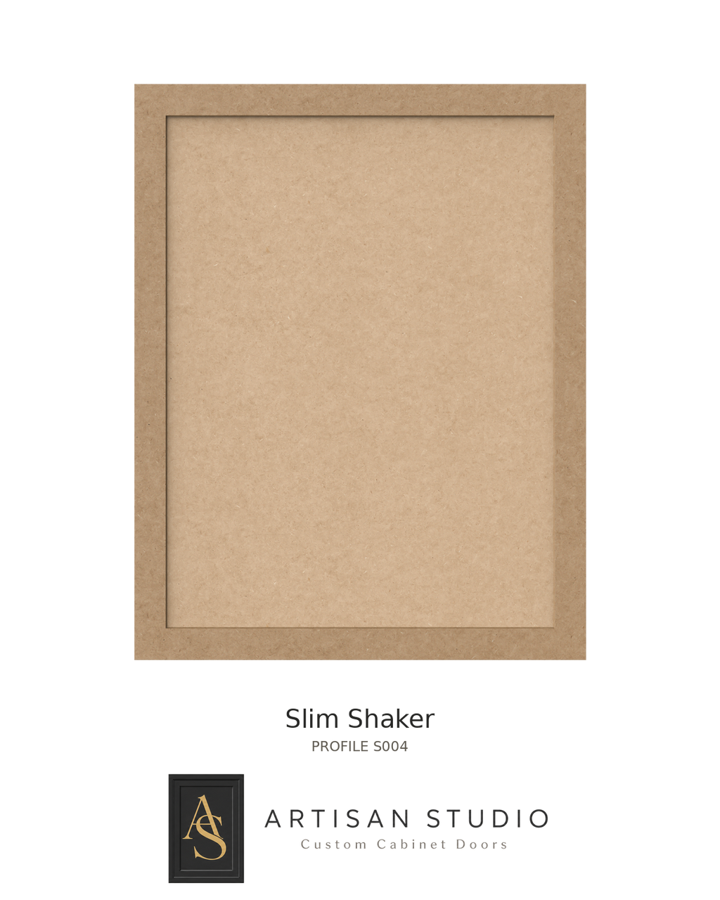 Slim Shaker MDF Cabinet Door — per sq ft