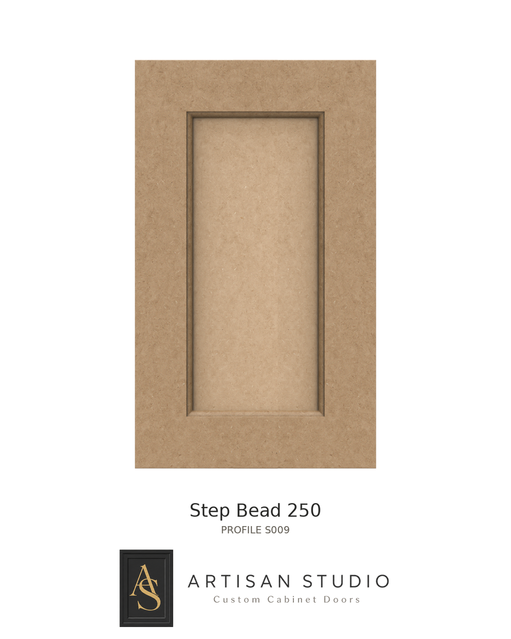 Step Bead 250 MDF Cabinet Door — per sq ft
