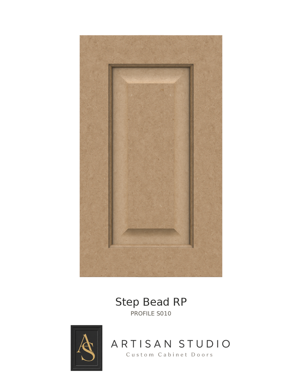 Step Bead RP MDF Cabinet Door — per sq ft