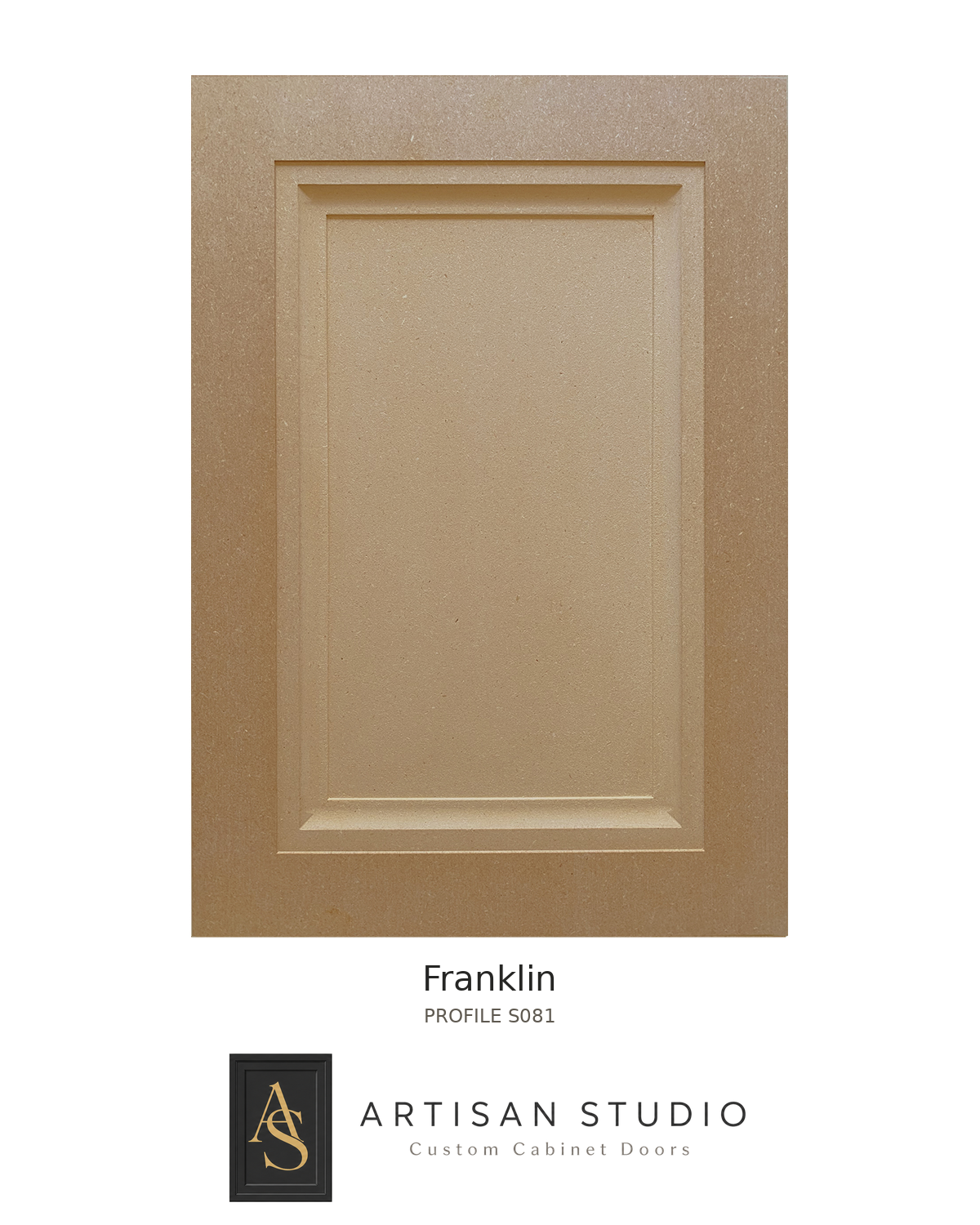 7/8" Franklin MDF Cabinet Door — per sq ft